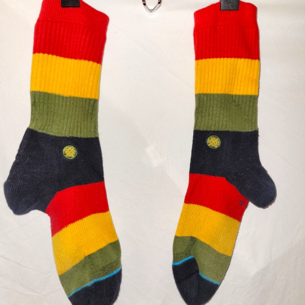 Stance rasta small-medium sized socks